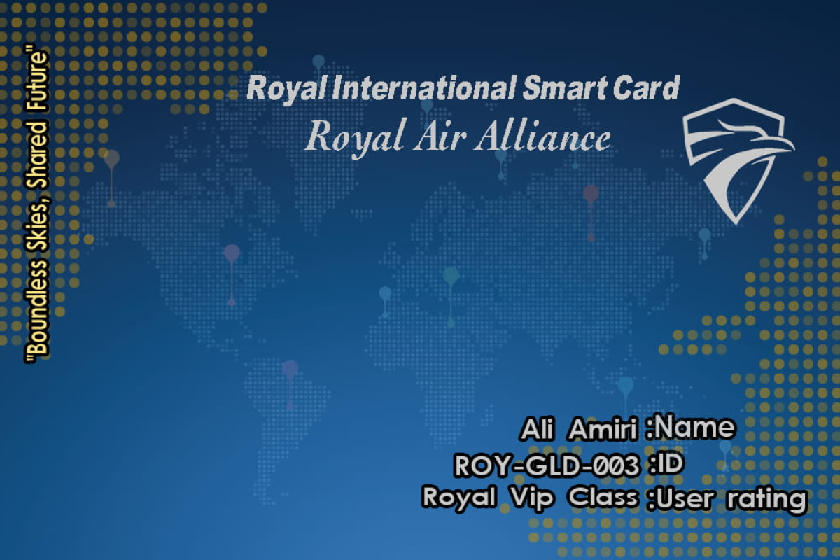 کارت هوشمند طلایی VIP کلاس رویال