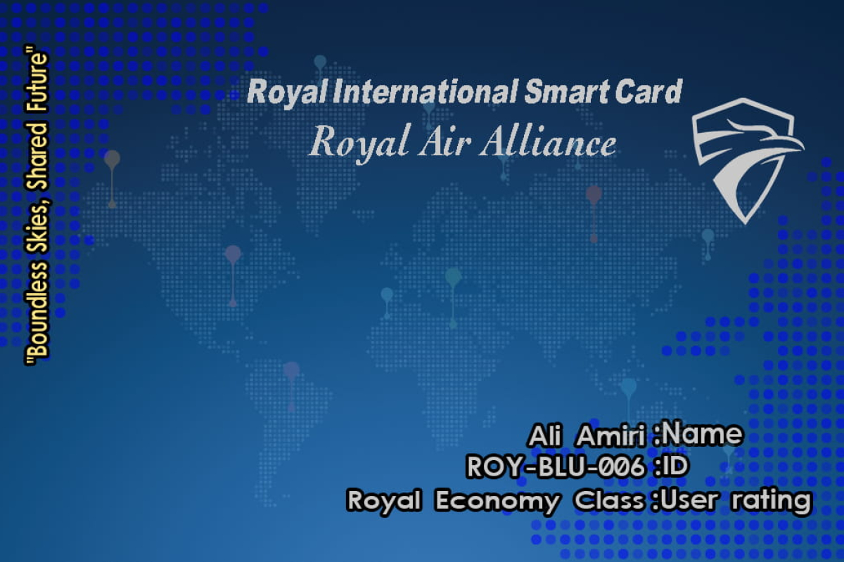کارت هوشمند آبی اکونومی کلاس رویال
