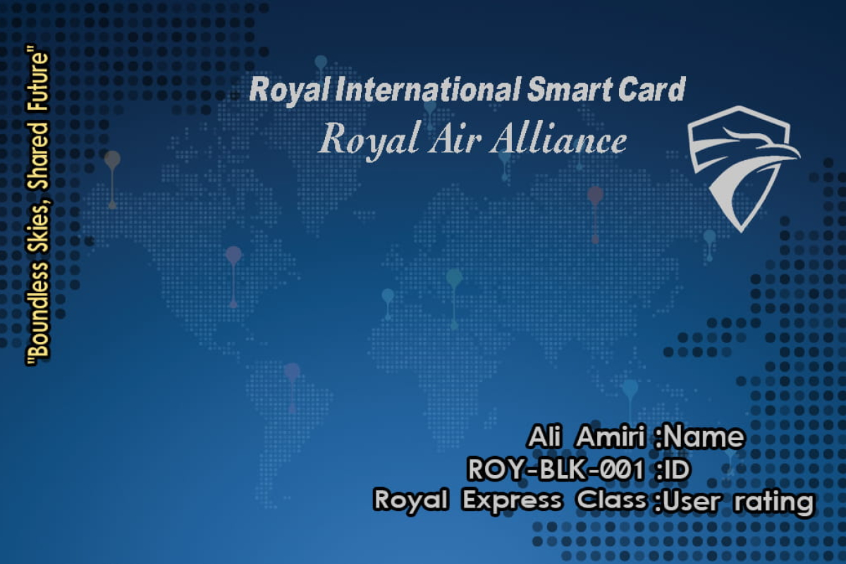 کارت هوشمند مشکی رویال اکسپرس کلاس رویال